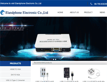 Tablet Screenshot of elandphone.com